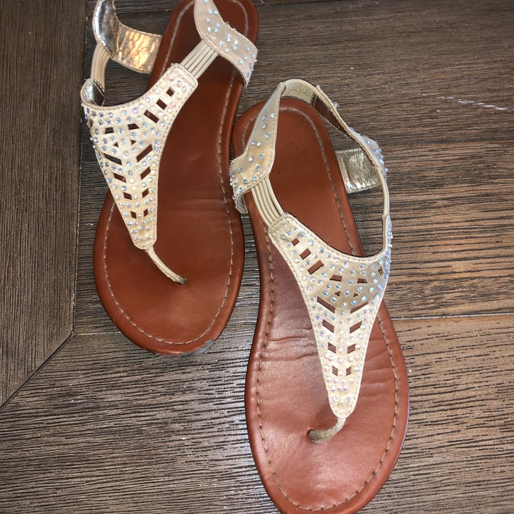 Rhinestone sandals! - Picture 2 of 4